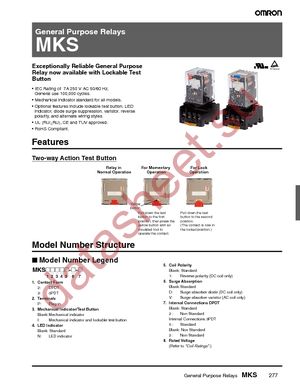MKS2PI DC110 datasheet  